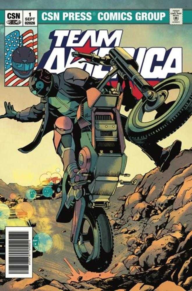 Team America Racing Full Throttle Edition #1 (One Shot) Cover B Javier Saltares