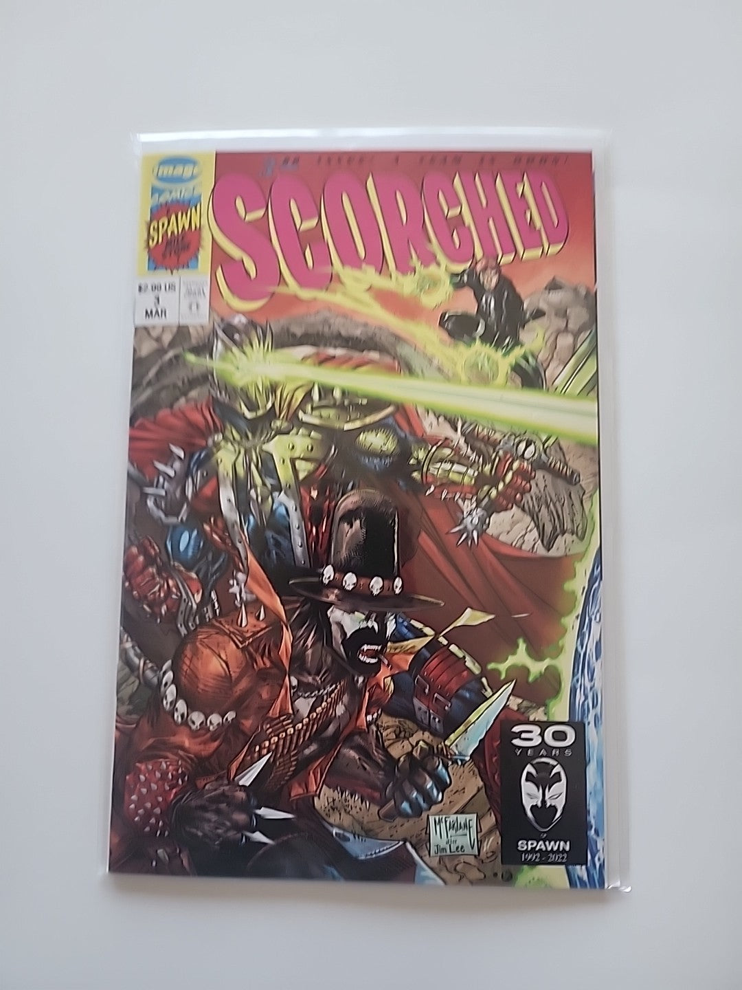 The Scorched (2022) #3 NM Todd McFarlane X-Men #1 Jim Lee Homage Variant Cover 