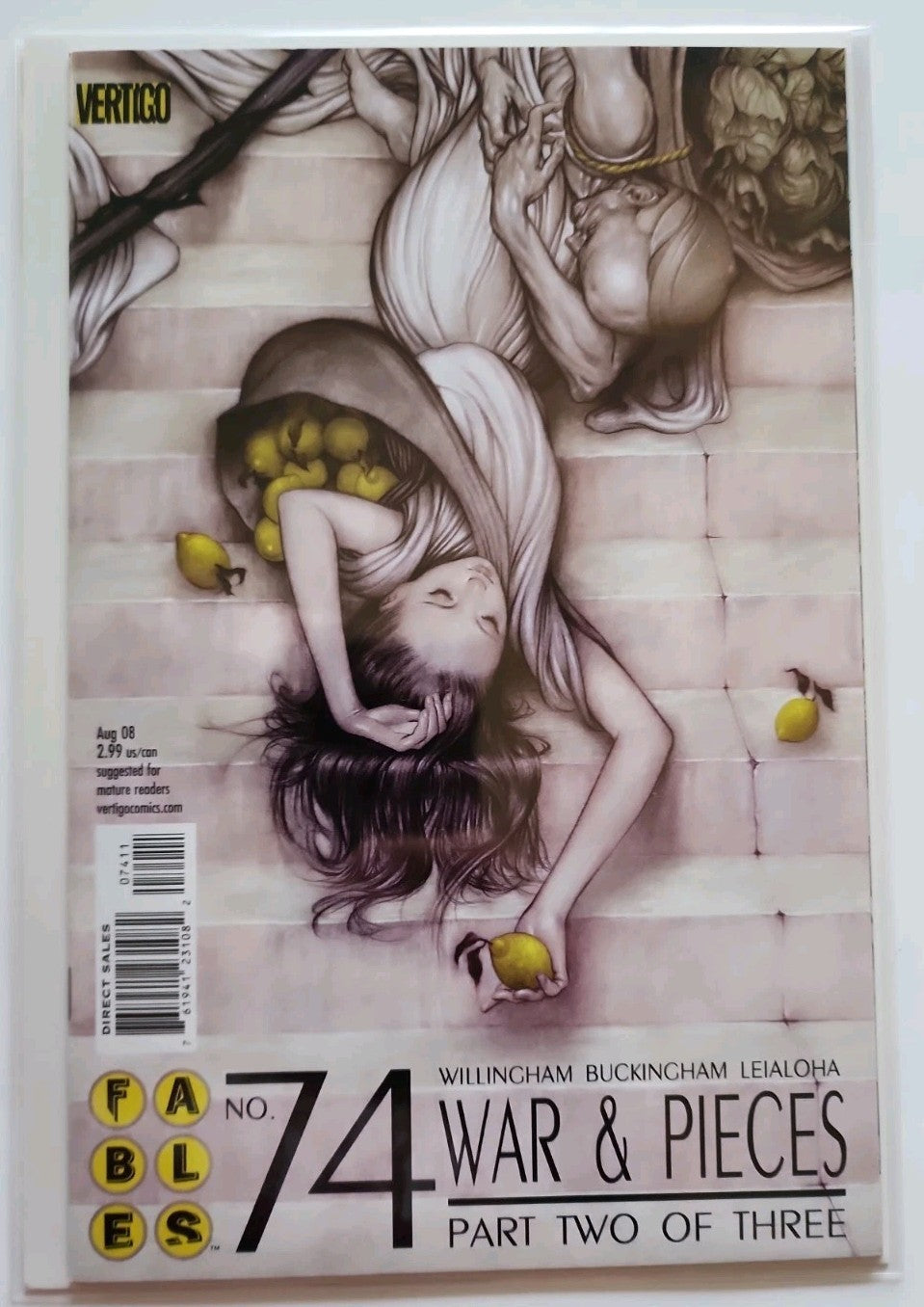 Fables #73-75 - War & Pieces Set Lot - DC Vertigo Comics 2008 Rn-1