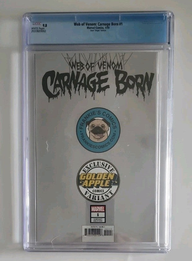 Web of Venom: Carnage Born #1 Skan Srisuwan Variant Marvel 2019 CGC 9.8