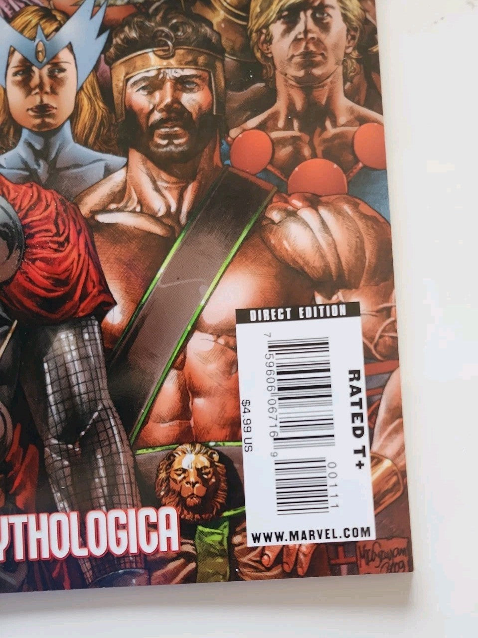 Thor & Hercules: Encyclopedia Mythologica One-Shot Marvel  2009 Low Print  Eb-2