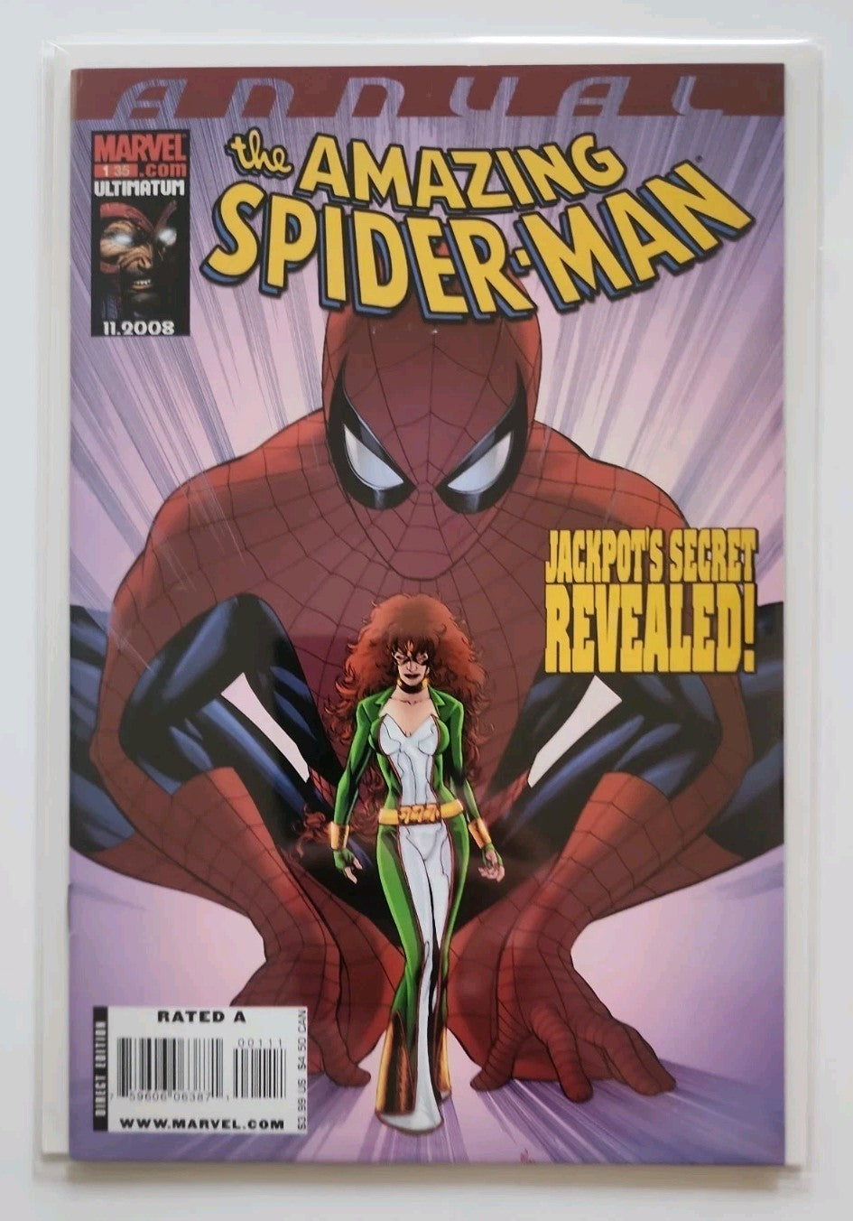 Amazing Spider-Man Annual #35, NM, Death of Jackpot Eb-2