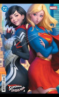 DC MARVEL SUPERMAN SPIDER-MAN #1 (ONE SHOT) CVR M STANLEY ARTGERM LAU SUPERGIRL