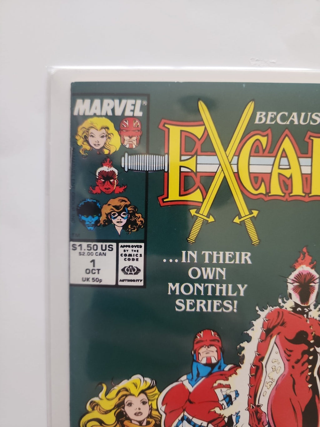 Excalibur #1 Vol. 1 1988 Marvel Comics 1st App Newsstand High Grade Eb-2