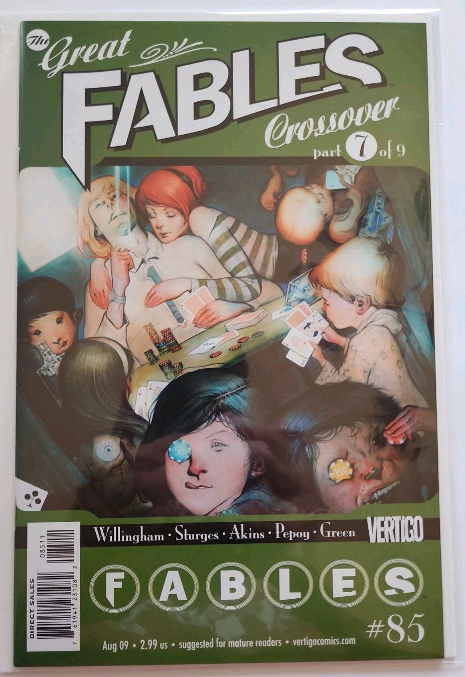 Great Fables Crossover #1-9 VF complete story - Bill Willingham Vertigo set Rn-1