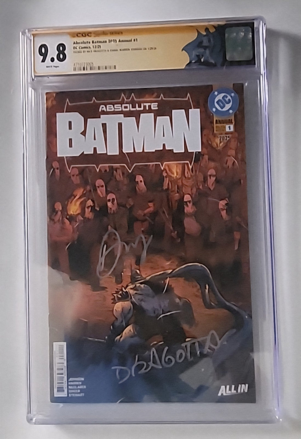 Absolute Batman Annual #1 Cover A Double Signed