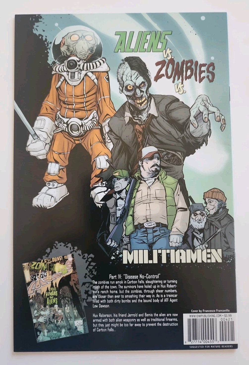 The Colonized Zombies VS Aliens TPB IDW 2013 A Ryall-Moss Presentation Eb-2