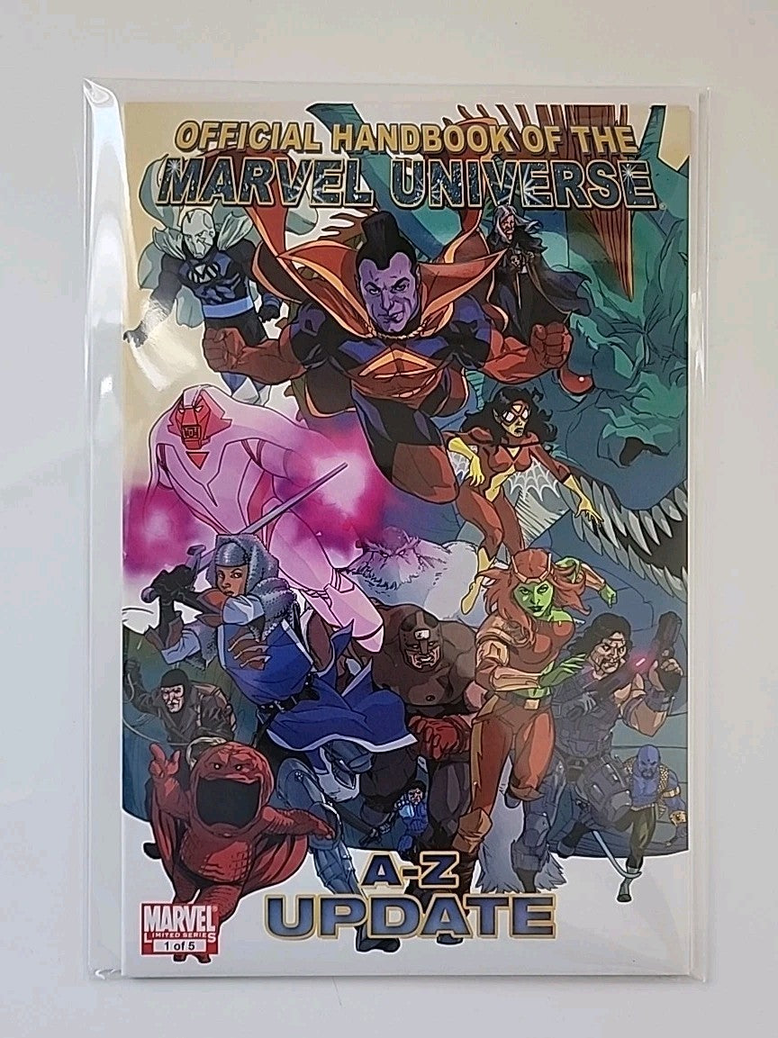 Official Handbook of the Marvel Universe A to Z Update #1-5  2010 VF/NM Eb-1