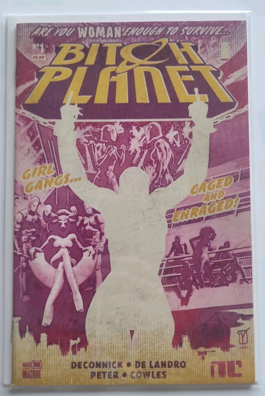 BITCH PLANET #1 (2014)- COVER A 1ST PRINT- KELLY SUE DECONNICK- IMAGE NM Eb-2
