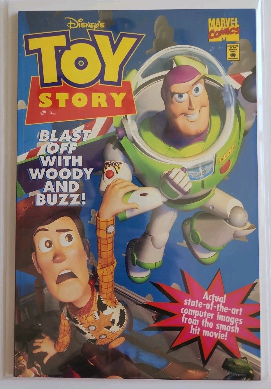 Disney Toy Story Issue #1 Marvel Comics 1995 1st Woody and Buzz Lightyear Eb-2
