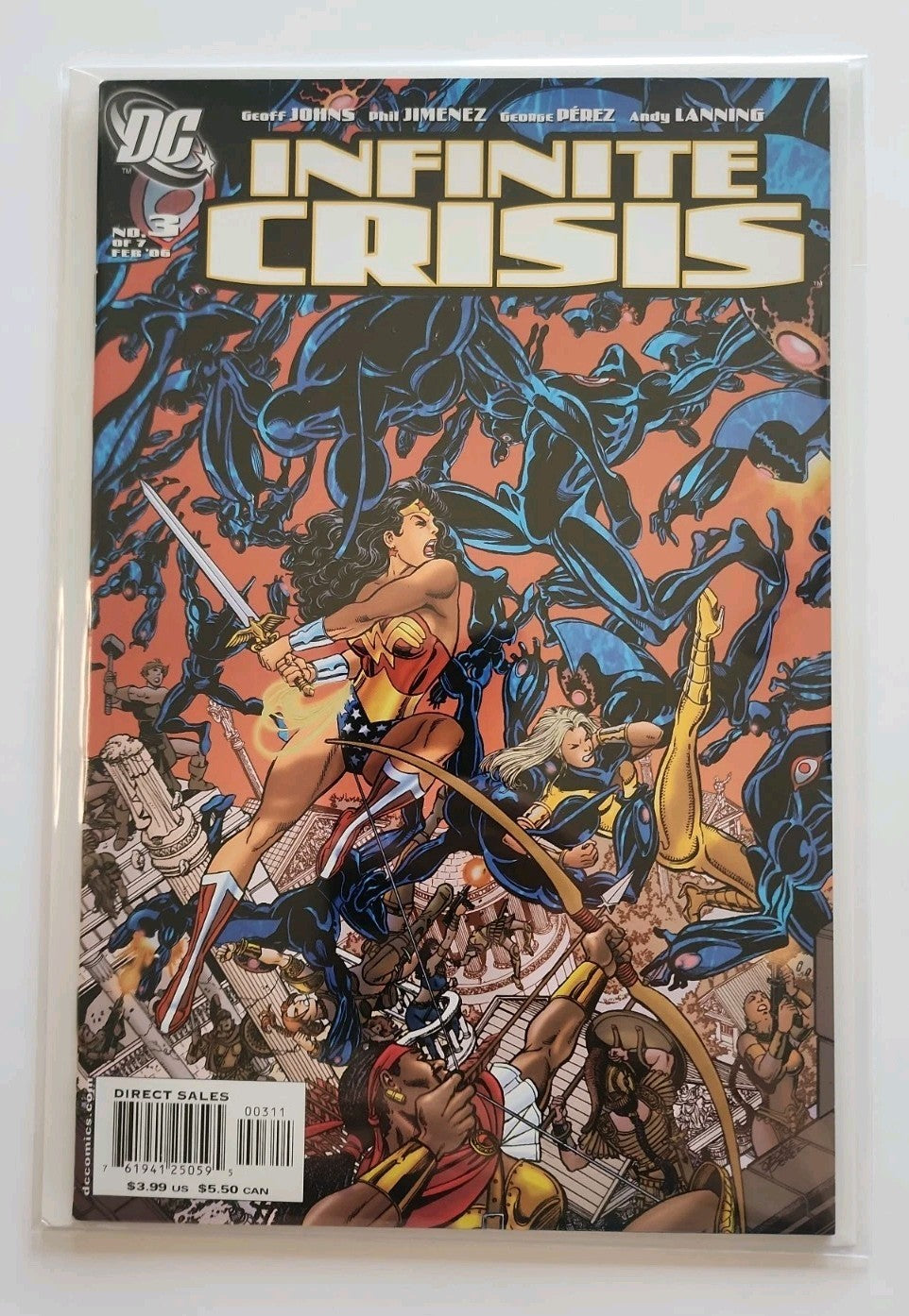 Infinite Crisis # 3 George Perez  (DC, 2006) 1st appearance of Jamie Reyes Eb-2