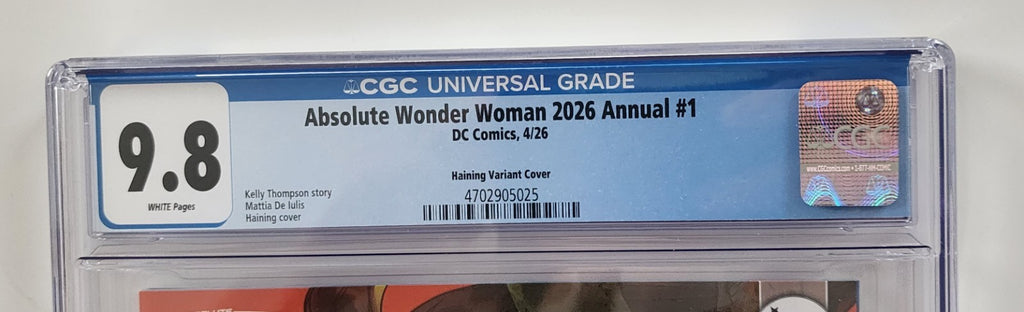 Absolute Wonder Woman Annual 2026 #1 CGC 9.8 Cover C Haining Variant DC 