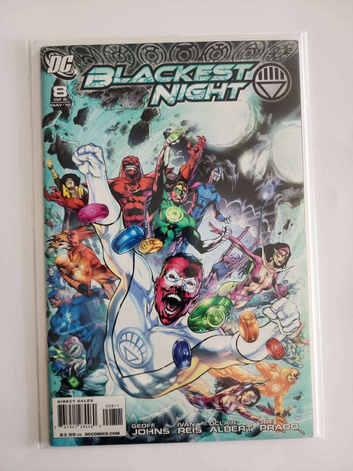 DC: Blackest Night Vol. 1 (2009) #1-8 Complete Set Eb-1
