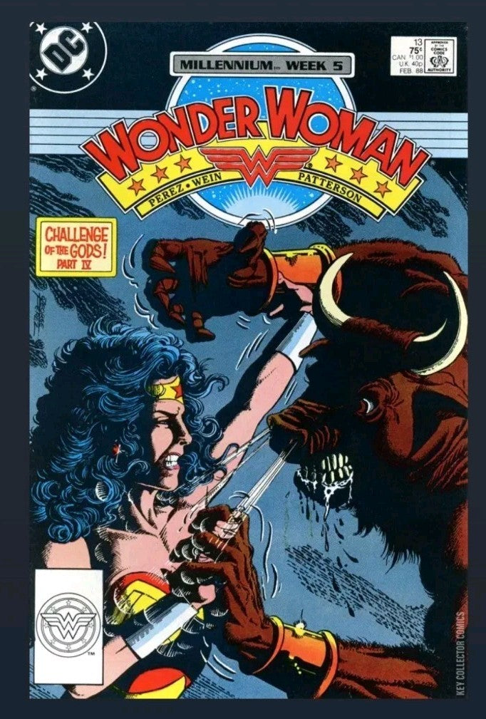 Wonder Woman #13 (1987 2nd Series) DC Comics George Perez Art VF/NM Ww6