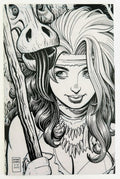 Rogue the Savage Land #1 Art Adams MegaCon 2025, B&W Sketch Virgin Variant