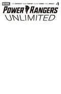 Power Rangers Unlimited #1 D Blank Sketch Variant