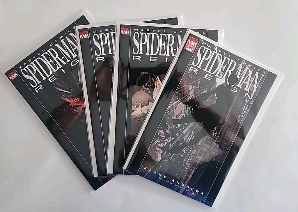 Spider-Man Reign 1 2nd Print 2 3 4 1st Prints FN/VF To VF+ 2007 1-4  Eb-1