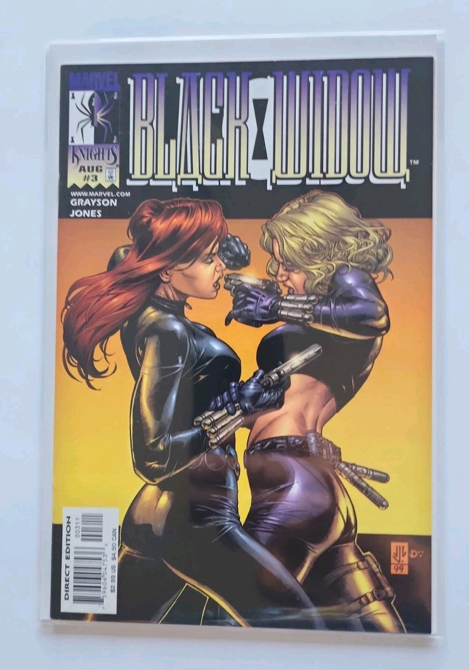 BLACK WIDOW #3 NM+ Marvel Knights 1999 - 3rd Yelena Belova! Eb-2