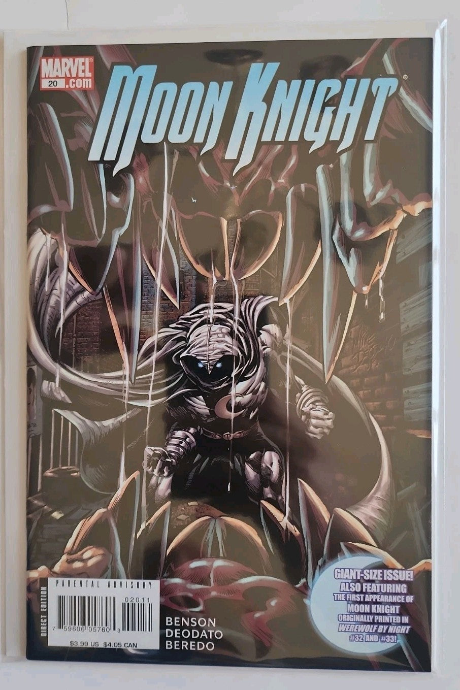 Marvel MOON KNIGHT (2008) #20 Reprints Werewolf by Night #32, #33 NM Eb-2