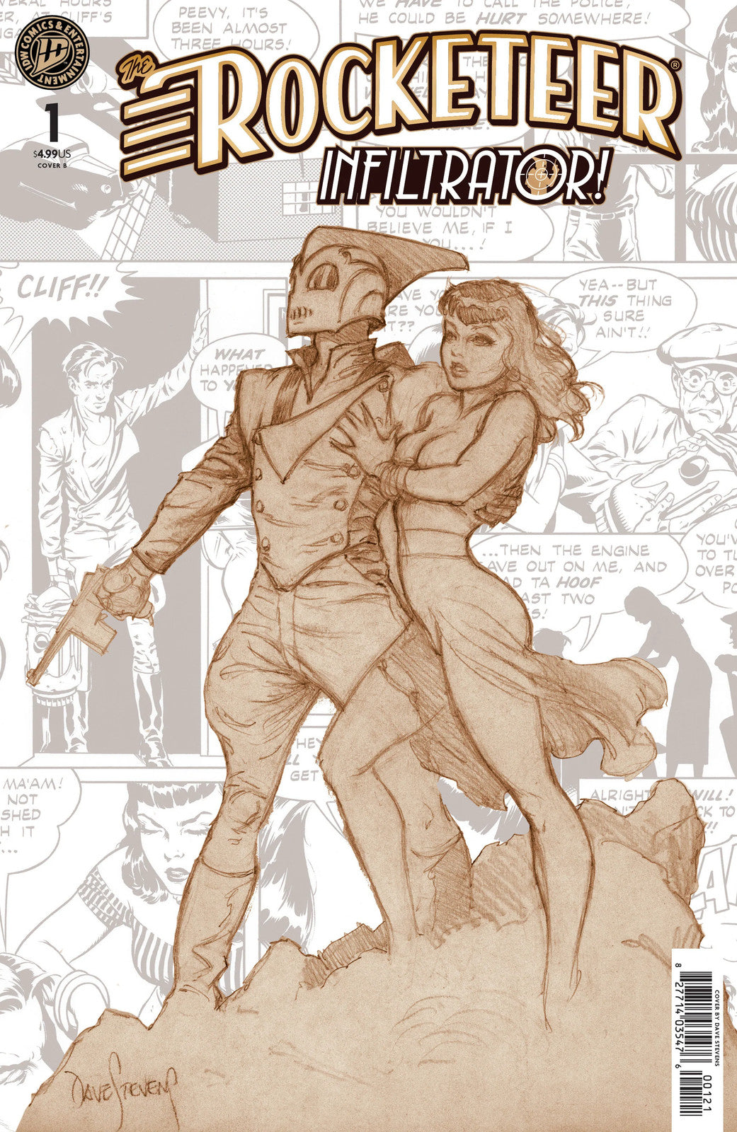 The Rocketeer: Infiltrator! #1 Variant B (Stevens)