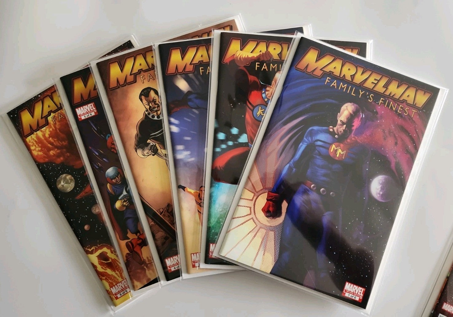 Marvelman Family's Finest #1-6 + Primer Complete Set - Miracleman 2010 Eb-1