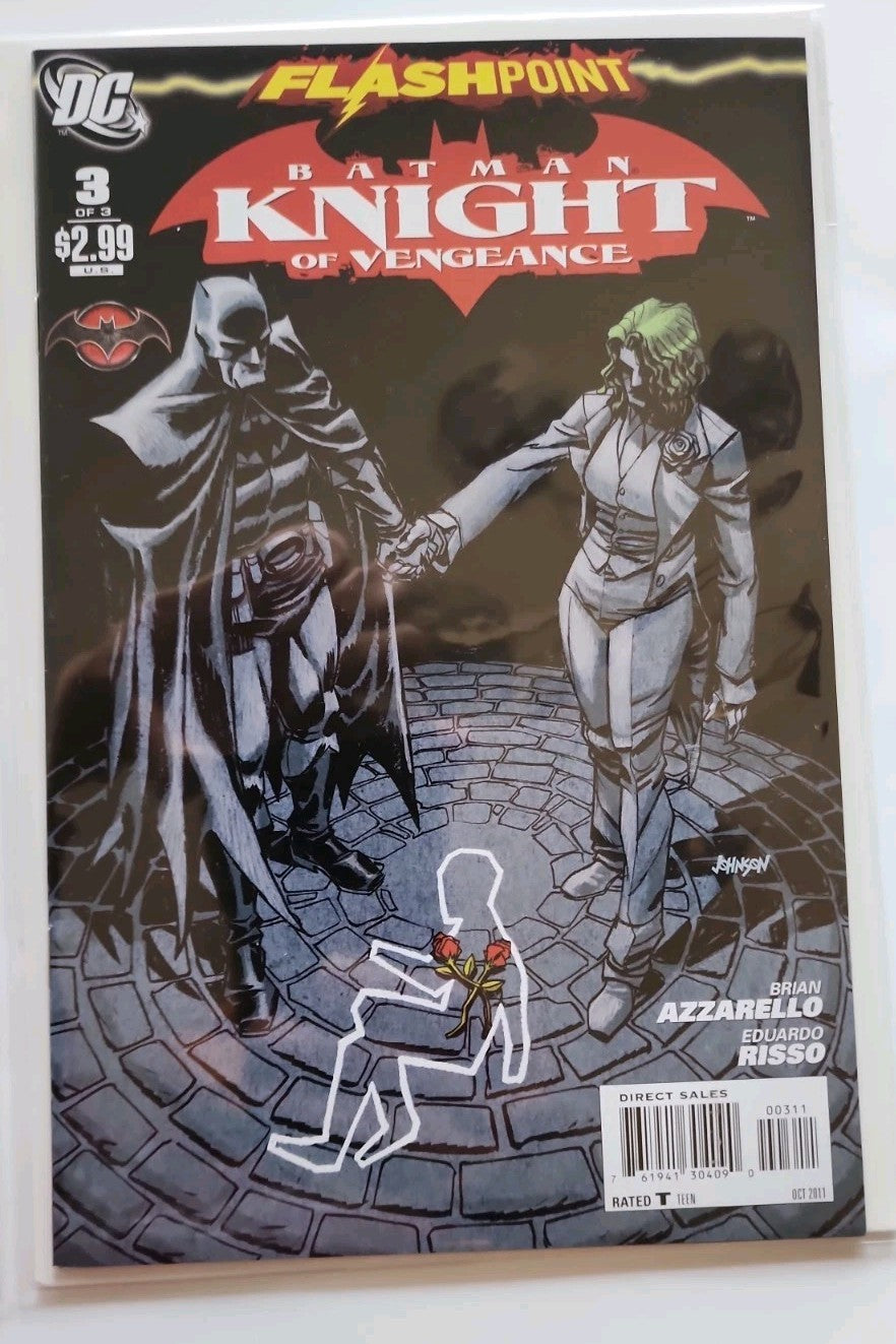 Flashpoint Batman Knight Of Vengeance 1-3 Lot Thomas Wayne Dexter Dent