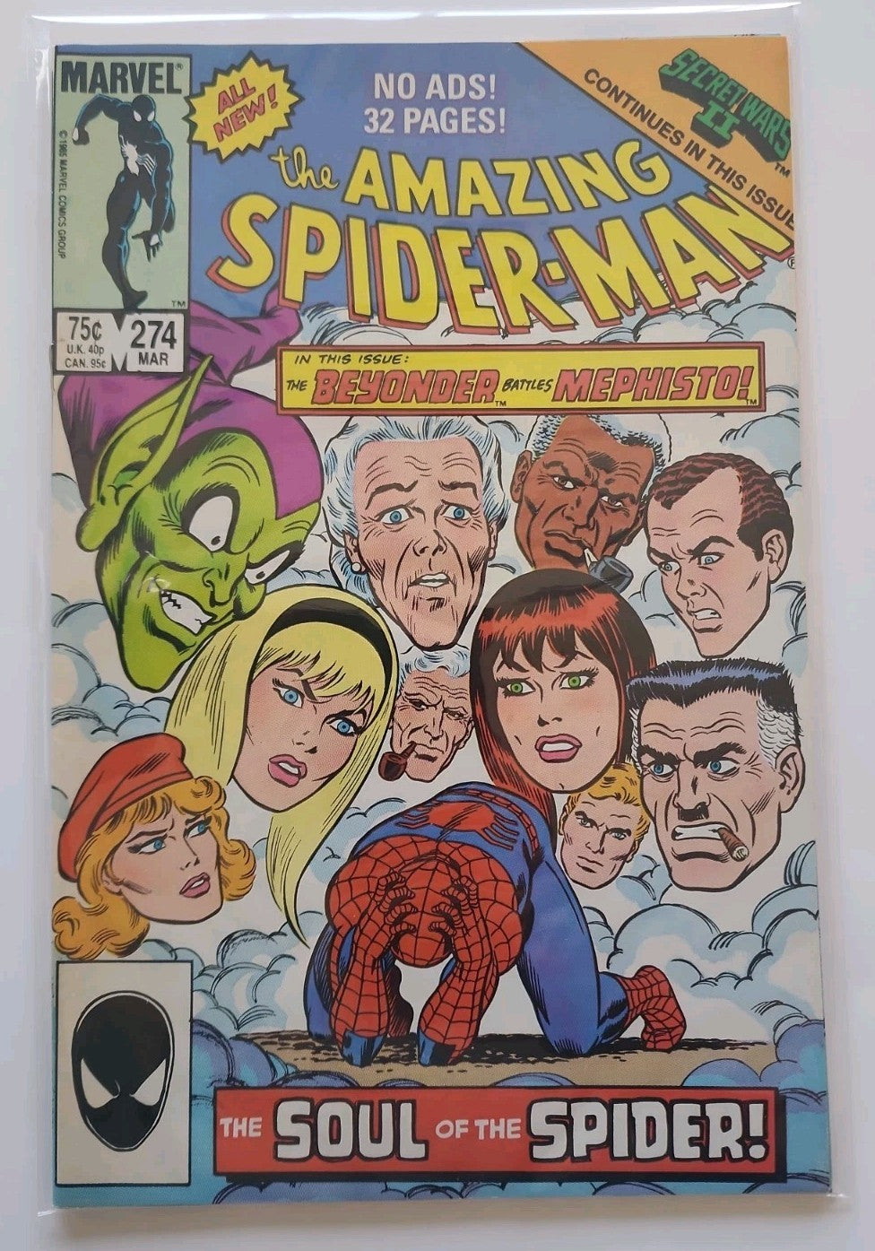The Amazing Spider-Man #274 | Marvel March 1986 Sp-1