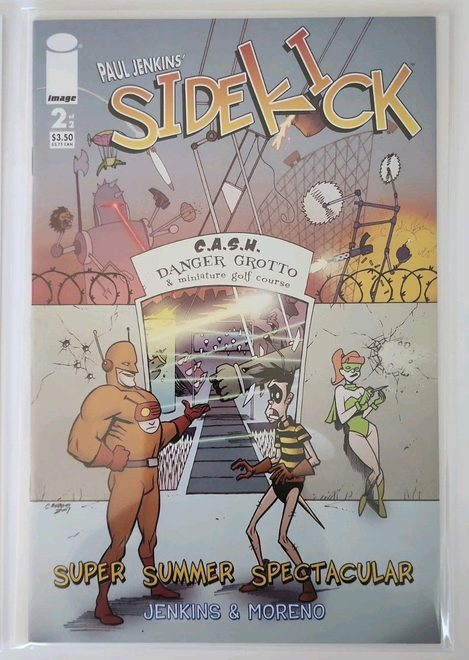 Paul Jenkins’ Sidekick: Super Summer Spectacular 1 and 2 Image Comics 2007 Rn-1