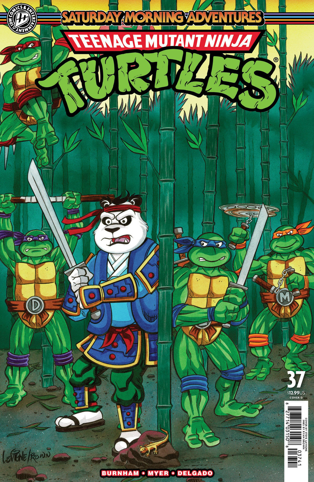 Teenage Mutant Ninja Turtles: Saturday Morning Adventures #37 Variant D Foil