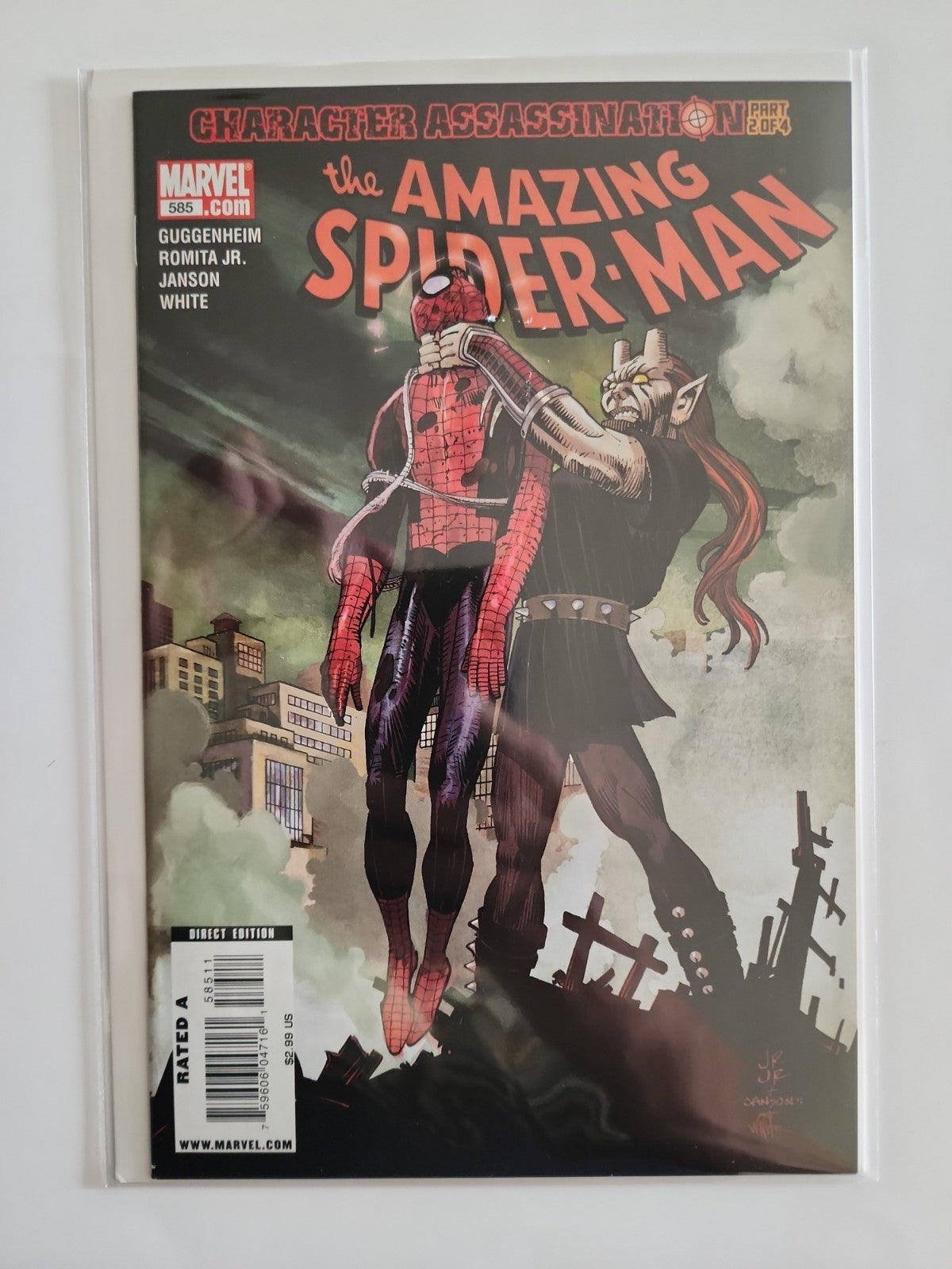AMAZING SPIDER-MAN #584-588 COMPLETE HIGH GRADE SET SPIDEY VS MENACE Eb-1