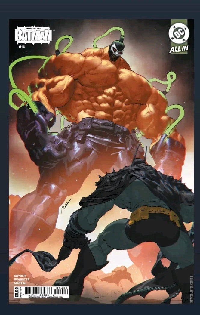 ABSOLUTE BATMAN #14 GERALD PAREL 2ND PRINT VARIANT COVER NM DC COMICS 2026