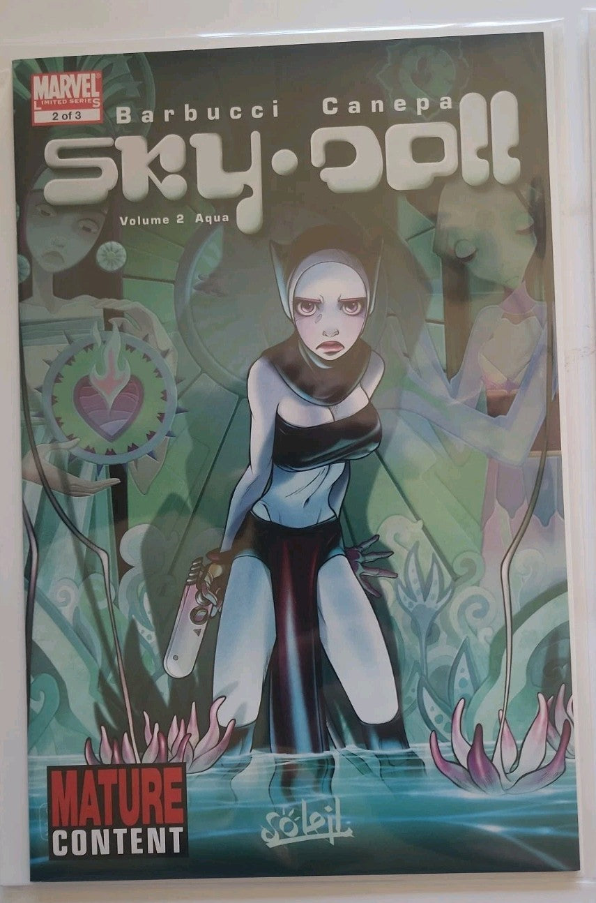 Marvel SKY-DOLL #1 (2nd Print Variant) #2 #3 SET  Barbucci Canepa 2008 Rn-1