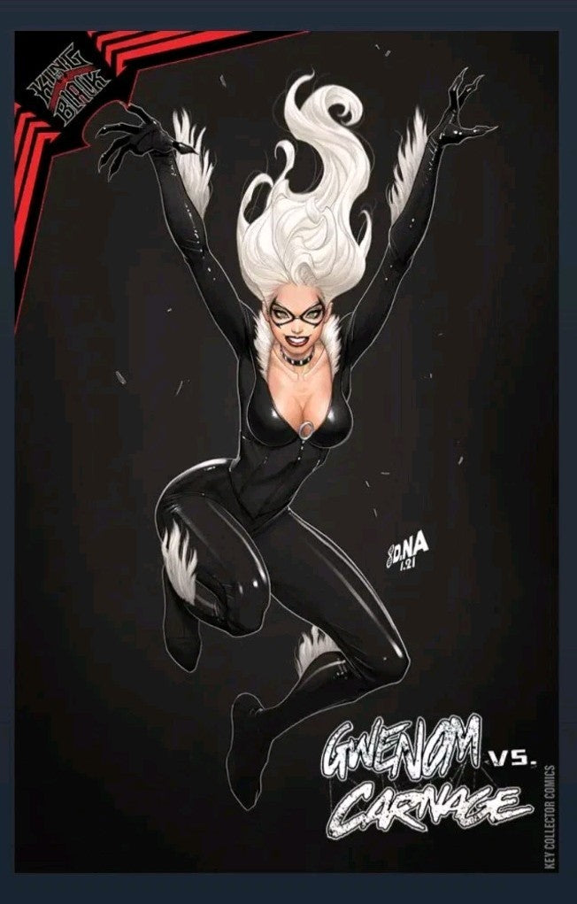 KING IN BLACK: GWENOM vs CARNAGE 3 * NM+ * DAVID NAKAYAMA BLACK CAT TRADE🔥🔥