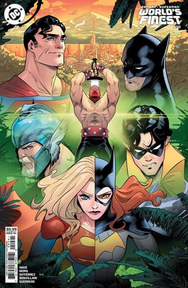 Batman Superman Worlds Finest #50 Cover H Vasco Georgiev Things To Come Card