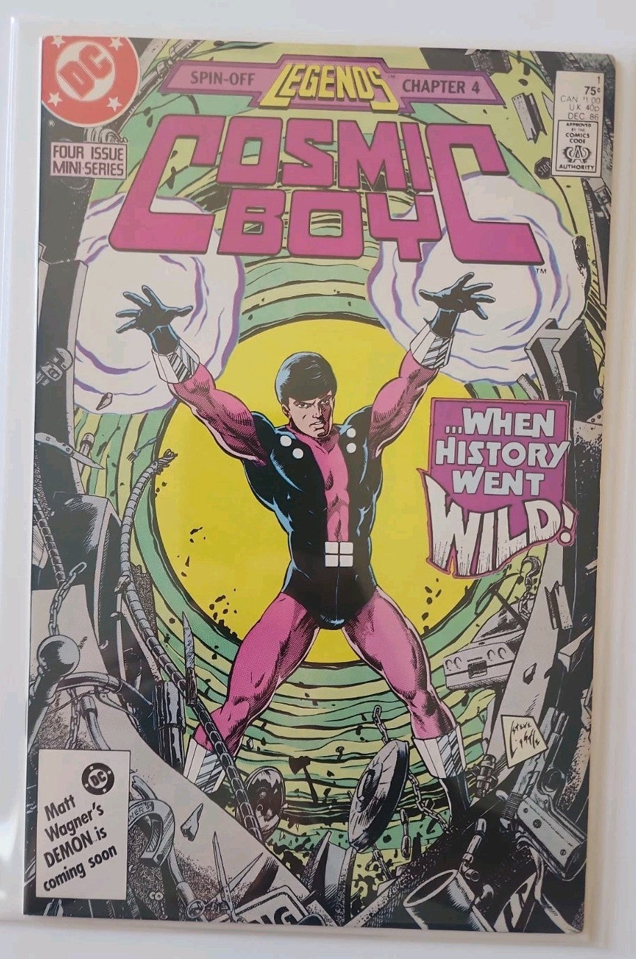 Cosmic Boy 1-4 Complete 4 Issue Mini Series DC Comics 1986 Rn-1