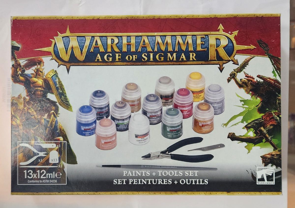 Paint and tool set war hammer