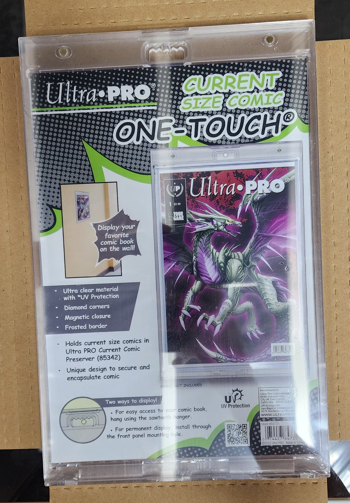 Ultra pro One touch current size comic