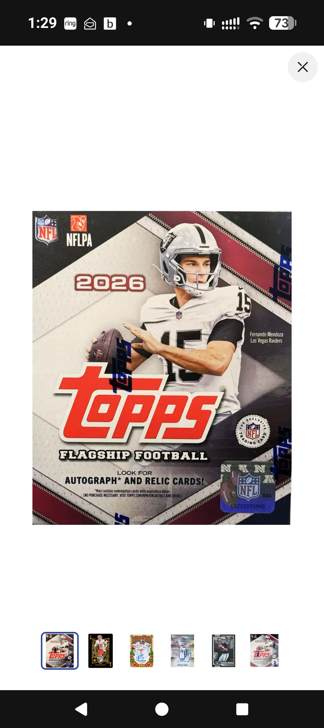 2026 Topps Flagship Football - Mega Box