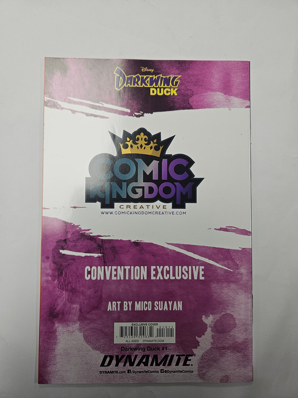Darkwing duck #1 comic king convention exclusive