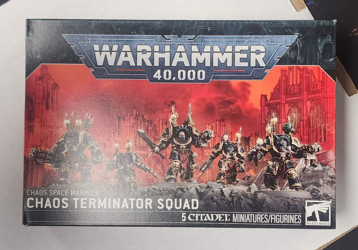 Chaos Space Marines: Chaos Terminator Squad